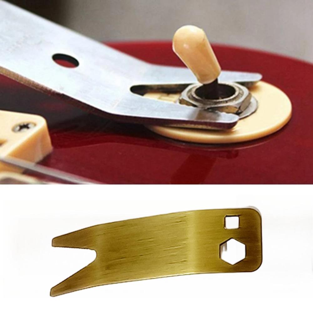 Electric Guitar Bass Multi Spanner Wrench Luthier Tool For Tightening Pots Switches Jacks Guitar Parts Accessories 2023 New