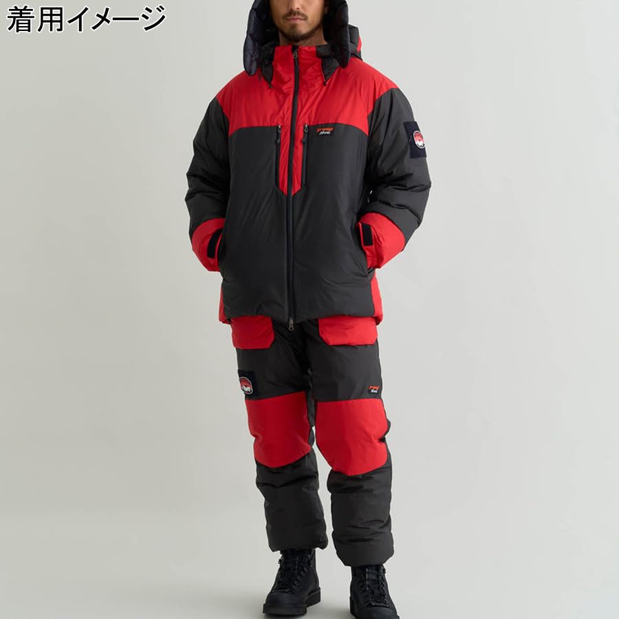 Auroratex Combi Down Jacket 30th Anniversary Black X Nanga Red M [NANGA] Men's