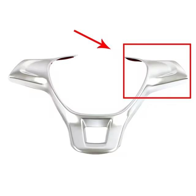 For Volkswagen VW Tiguan MK2 Golf 7 7.5 Polo T-Cross T-ROC Jetta 2017- Car Steering Wheel Buttons Frame Cover Trims Sticker