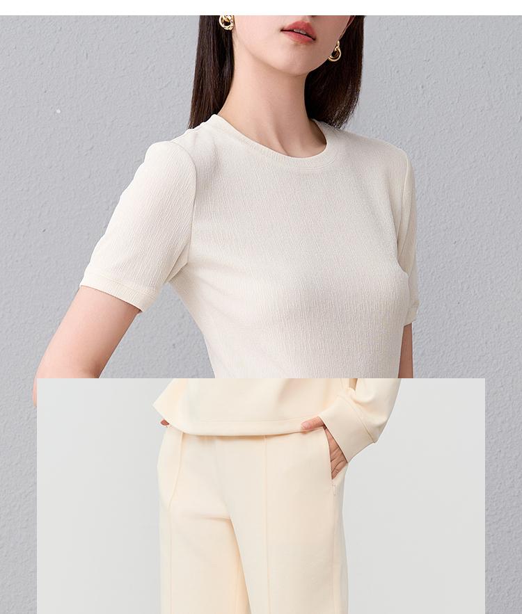 Same high waist slimming narrow version straight leg casual pants for women in the shopping mall, 2026 spring loose casual versatile pants