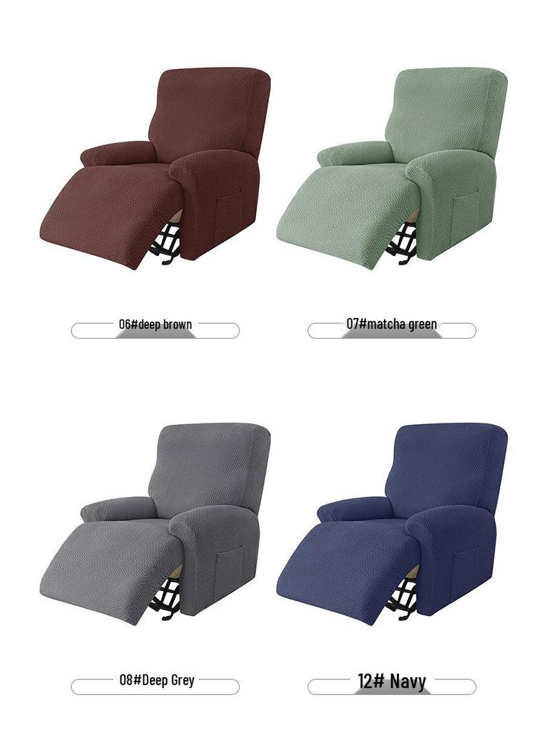 Thickened Non-Slip Sofa Cover for Massage Recliner Chair, Pet & Dirt Resistant.