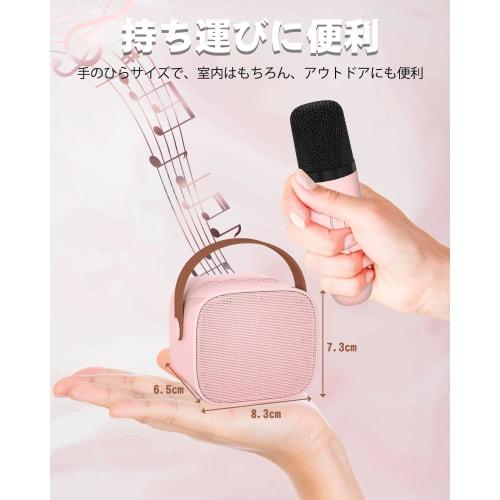 Verkstar Karaoke Microphone with 2 Bluetooth Microphones, Wireless Speaker, PA System, Stereo Compatible, USB-C Rechargeable, Compact, Portable, Mini