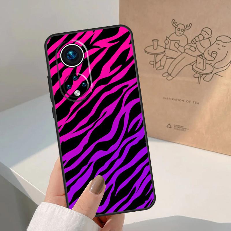 Zebra Skin Print For Honor Magic 8 Pro 5 6 7 Lite Case For Honor Win RT 200 400 50 70 90 X8b X9a X9b X9c X9d