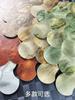Shell Shape Metal Mosaic Tile Luxury Peel and Stick Self Adhesive Wall Tile for Entrance Hallway Backsplash Art Wall Decor