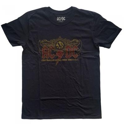AC/DC Unisex Voksen Oz Rock Bomulls-T-skjorte