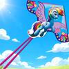 Unicorn Flying Kite With Polyester Material And Glass Fiber Frame For Kids And Outdoor Play