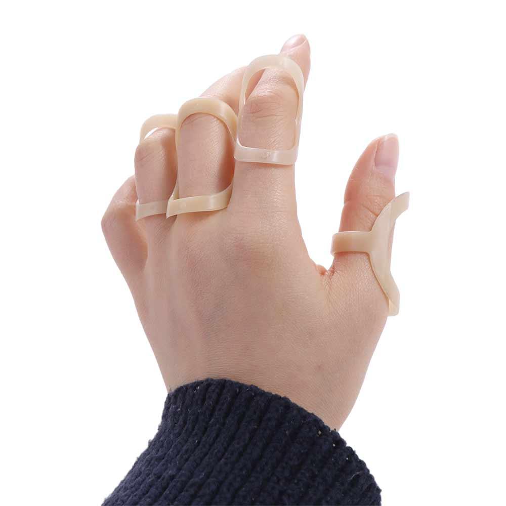 Ring Sleeve Oval Finger Splint Waterproof Finger Cuff Finger Splint Support Skin Oval Finger Joint Stabilizer
