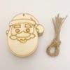10pcs Wooden Santa Decorations, DIY Hand-painted Graffiti Wood Products, Holiday Christmas Trees and Outdoor Decorations
