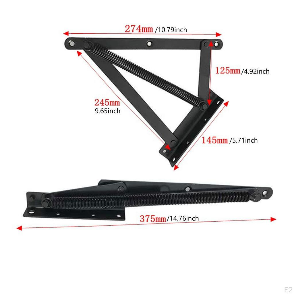 1 pereche de balamale pentru cutie de pat, accesorii pentru mobilier de suport pentru canapea, lift de depozitare