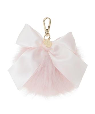 Maison De FLEUR Faux Fur Pom Pom Charm, Light Pink, F Charm, 08001063200