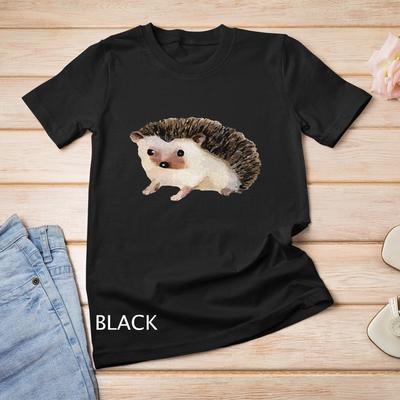 Maglietta unisex con grafica di un simpatico riccio ad acquerello.