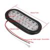 Pack of 2 Tail Lights High Visibility 24LED Recessed Suitable for Enhanced Safety on Trucks and Trailers Large Vehicles
