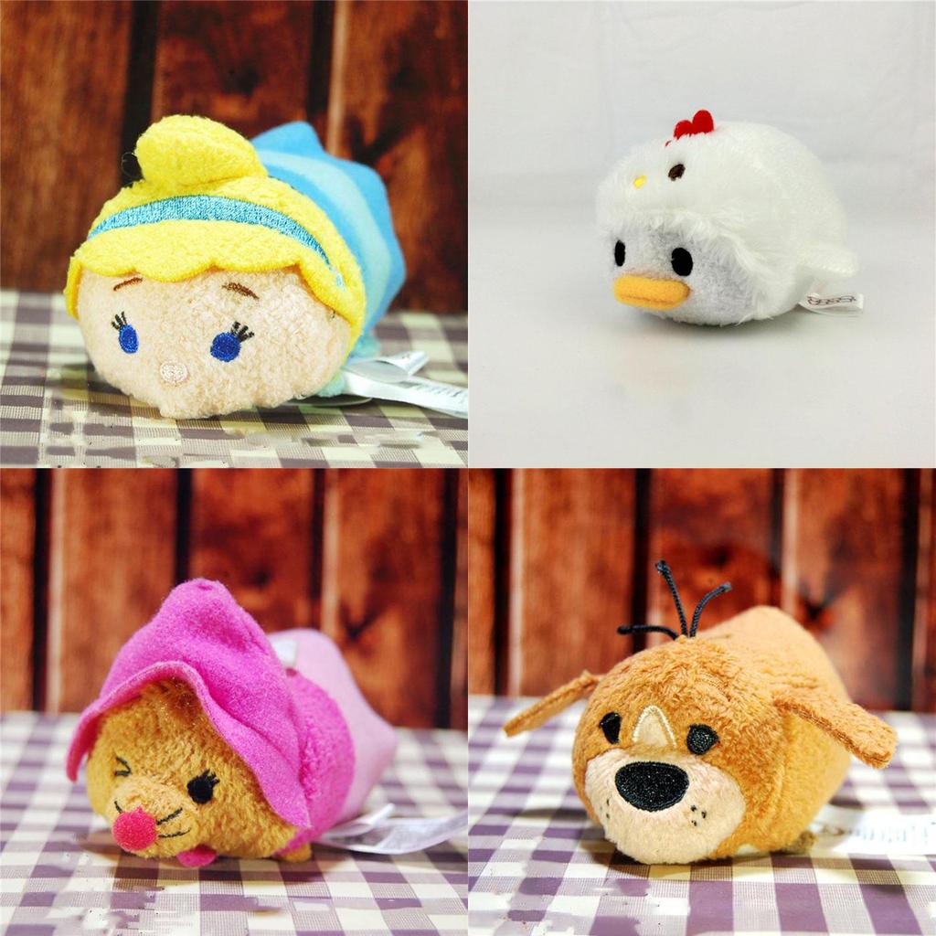 New Plush Doll Mini Toy Tsum Tsum Winnie The Pooh Toy Story Little Mermaid Adorable Design