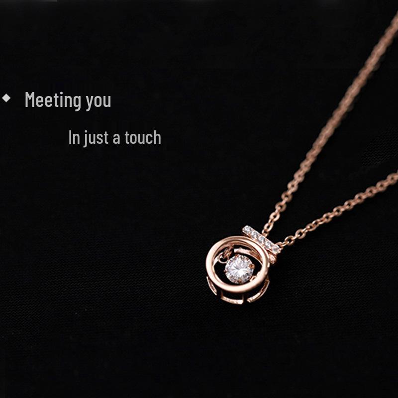 Secretary Kim's Trending Beating Heart Necklace - Light Luxury, Stylish Clavicle Chain with High Design Sense