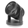 Desk Fan 3 Speeds   Rechargeable Desktop Oscillating   Circulator Fan with Night Light for Home Bedroom