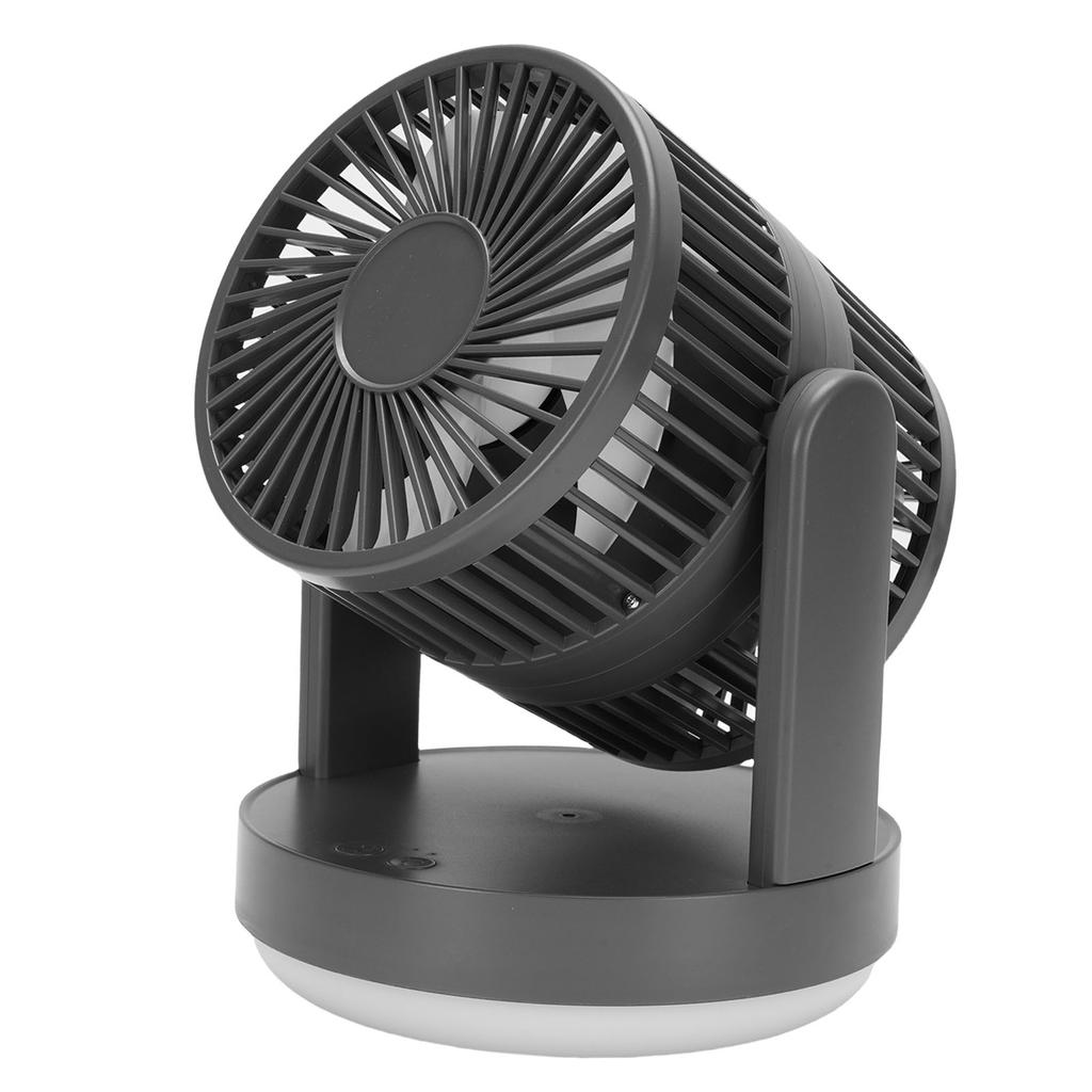 Desk Fan 3 Speeds   Rechargeable Desktop Oscillating   Circulator Fan with Night Light for Home Bedroom