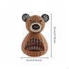animal Shaped Basket Large Capacity Faux Rattan Sturdy Woven Storage Bin for