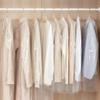 Roupas Penduradas Peça de Vestir Vestido Terno Casaco Capa de Poeira Saco de Armazenamento Doméstico Bolsa Estojo Organizador Guarda-roupa Pendurar Roupas 1PC