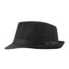 Short Brim Fedora Hats Classic Hat with Bands Solid Color One Size Fit Most