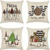 Home Christmas Decoration Linen Pillowcase Sofa Cushion Cover Home Decoration Can Be For You 40X40 50X50 60X60 45X45
