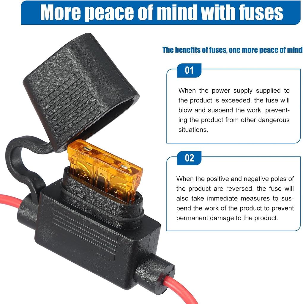 YABOANG Dual USB Ports 8-32V To 5V DC/DC Power Converter, Voltage Converter 8-32V-5V3A 15W