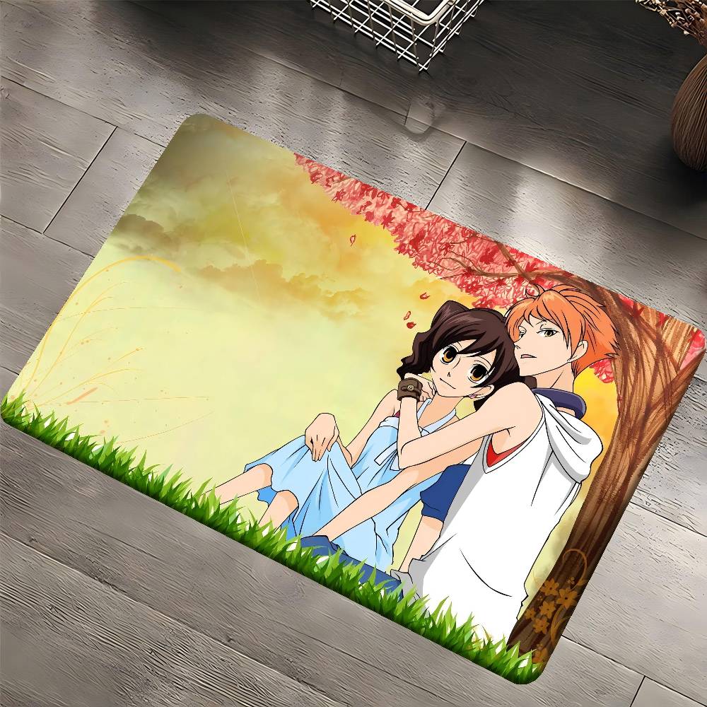 Anime O-Ouran High School Host Club Bathroom Mat Anti-slip Absorb Water Long Strip Cushion Bedroon Mat Welcome Doormat