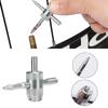 1-5PCS Tyre Valve Core Wrench Four-in-One Tyre Valve Core Screwdriver Universal Deflation Switch Automotive Tyres Repair Tool