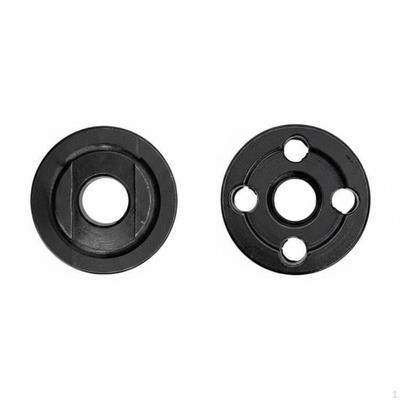 2 Pieces Angle Flange Nut Set Type 100 Compatible Power Tool Component Hexagonal Design Hardware