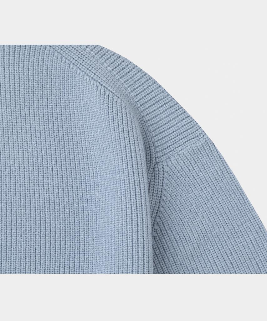 LETTERCOMO Essential Hazzi Round Knit Sky Blue