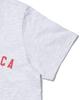 PAPERBOY Crop Santa Monica Short Sleeve T-Shirt - White Melange
