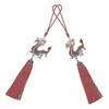 2026 Best!! Red Alloy Dragon Pendant for Rear View Mirror Car Hanging 2Pcs Set