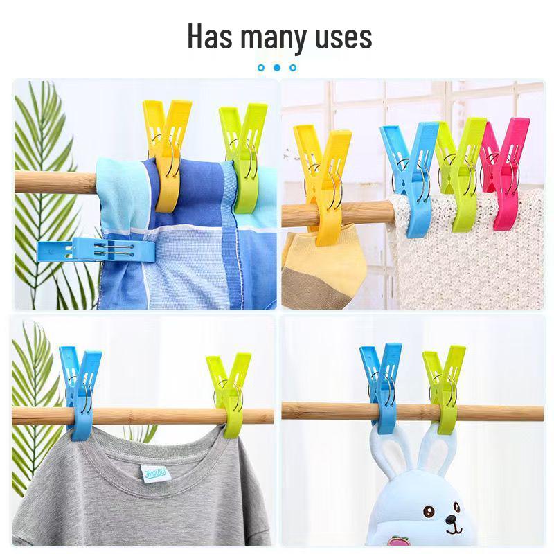 Windproof Plastic Clothespins for Towels and Quilts