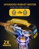 Portable Tire Inflator 21V Rechargeable Air Compressor, 160PSI, Dual Power, Fast Inflation for Car Motorcycle E-Bike
