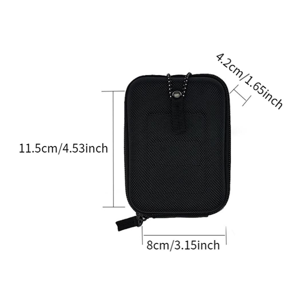 Golf Range Finder Storage Case Equipment Zipper Cover Carrying Bag Protective Holder Hard Pouch Shell EVA for Hunting Traveling