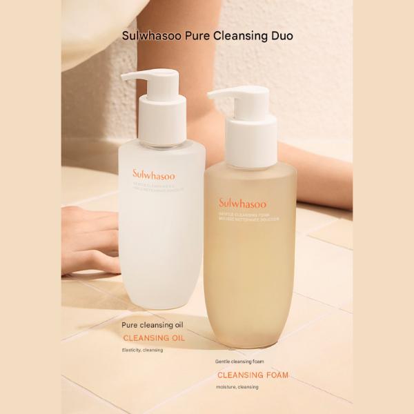 Sulwhasoo Huile nettoyante douce et mousse nettoyante douce (200 ml / 6,76 fl.oz. chaque) (7 possibilités)