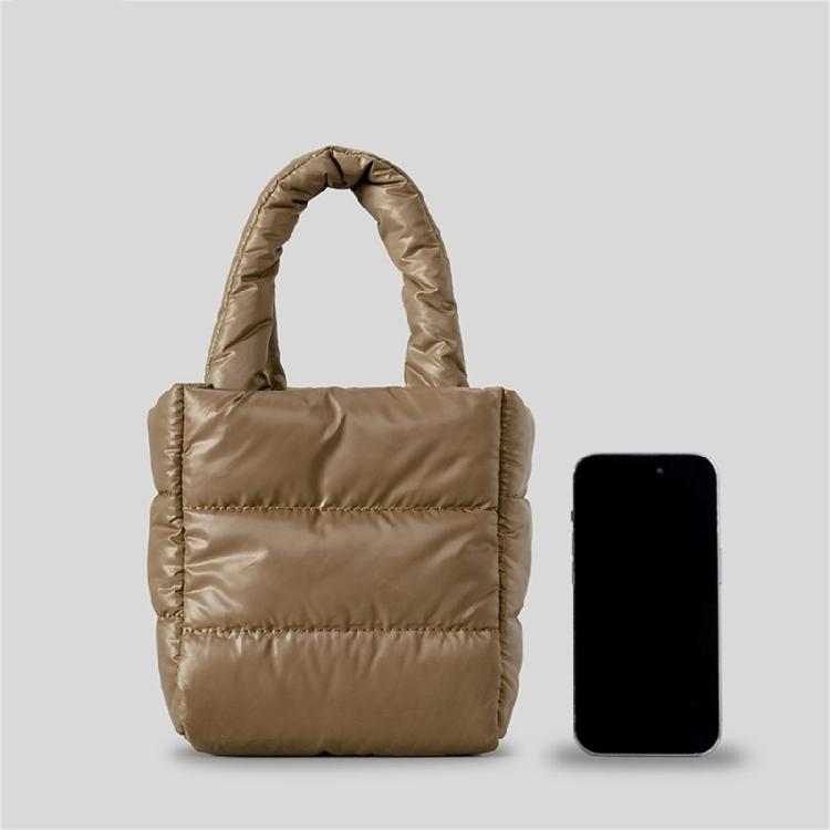 Fashion Large Tote Puffer Shoulder Bag Stylish and Spacious Handbag for Women
