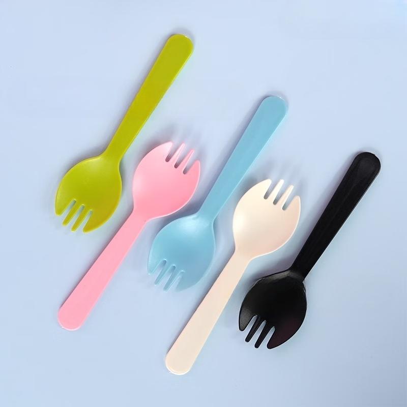 Disposable Birthday Cake Plate & Fork Set