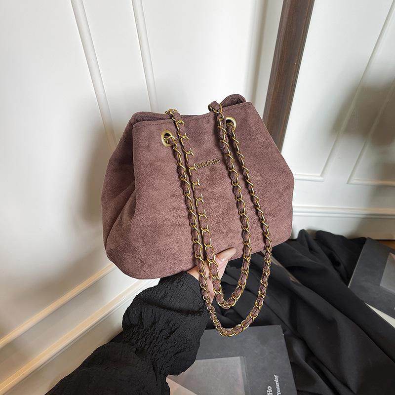 

Маленькая сумка-ведро на кулиске для девочек, Модная и простая сумка кроссбоди/на плечо для поездок на работу, с высоким уровнем внешнего вида для старшеклассниц кофейный