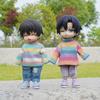 OB11 Doll Clothes Cute Bear Rabbit Collar Short Sleeve Shorts Coat for Obitsu11, Molly, GSC, YMY, 1/12bjd Clothes Accessories