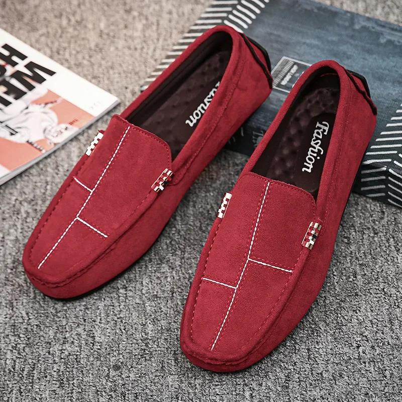Lässige Herrenschuhe 2024 Slipper Formelle Loafer Mokassins Schwarz Männlich Fahrschuh Flach Atmungsaktiv Tenis Masculino Zapatillas Hombre Männlich