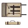 Camping Tools Storage Pouch Roll-up Design with Hook and Loop Fastener Portable Tent Stake Bag for Solo Outings Backpacking