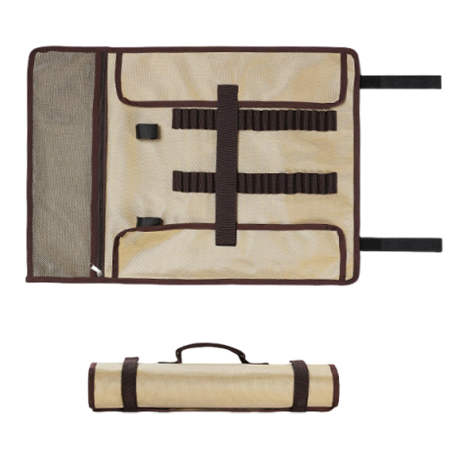 

Camping Site Nail Bag Roll-up Design with Hook and Loop Fastener Camping Tools Storage Pouch for Solo Outings Backpacking