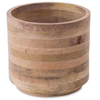 Posh Living Pile Pot Cover L Wood 19×H17cm 41338