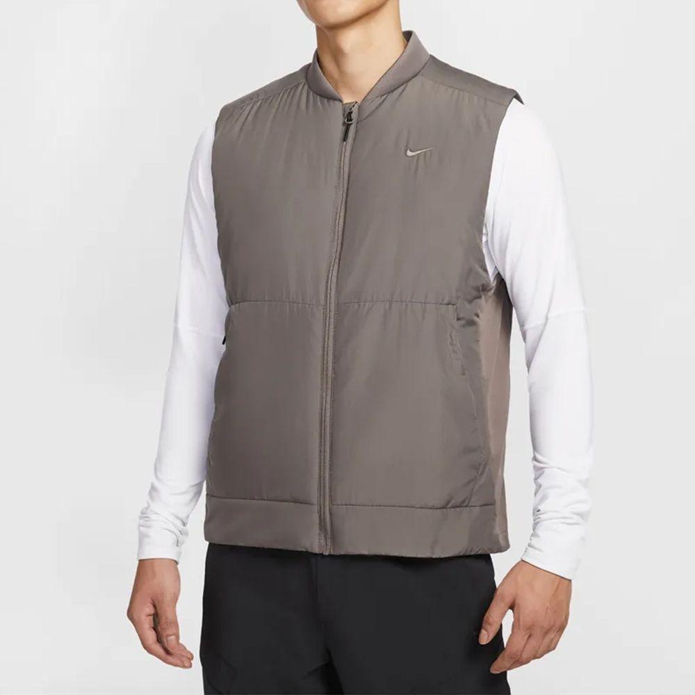 Nike Vests Men's Gray Stand Collar Moderate Other FB7554-289
