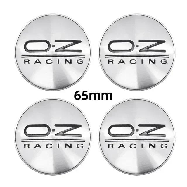 4pcs Car Wheel Hub Center Caps 56mm 60mm 65mm 68mm For Rim Cover Auto OZ Logo Badge Emblem Exterior Styling Accessories