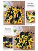 Korean Princess Long-Sleeve Floral Dress for Girls - Spring & Autumn Collection