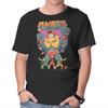 Unisex Crew Neck T-Shirt Meowster Squadron Graphic Short Sleeve Casual Tee