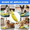 Dog Banana Toy - Plush for Puppies - Soft and Safe Interactive Gymnastics Toy for Dogs - Fun and Durable Anti-Boredom Plaything