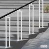 U-Shape Stair Balusters, 3-Pack White Staircase Spindles, 91.5cm Vertical Railing Posts, 21.5x6x91.5cm Interior Baluster Set