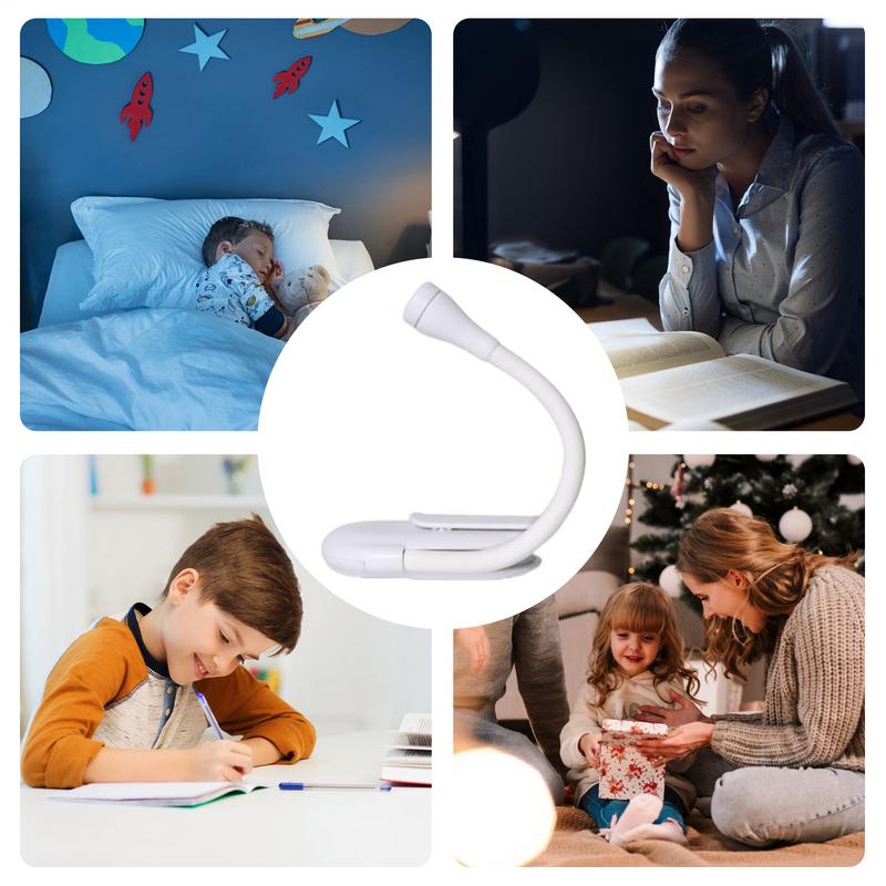 Clip Desk Lamp Rechargeable LED Small Light Clamp-On Traveling Studying Reading Desktop Lamp Home Appliance For Girls Adults
